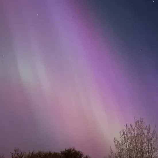 A rare pink Northern Lights tour on a Private Iceland guided tour