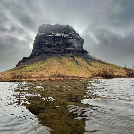 Herðubreið mountain in Iceland