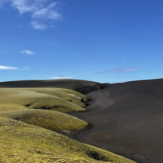 Landmannalaugar moss slopes