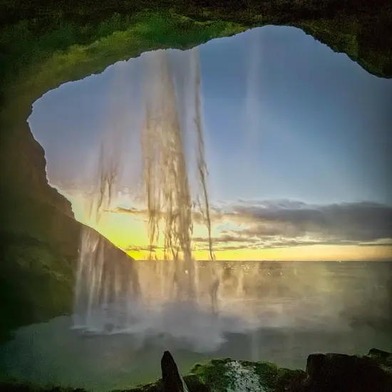 Seljalandsfoss waterfall in Iceland