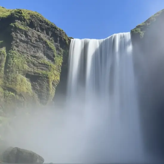 Skogafoss waterfall in South Iceland