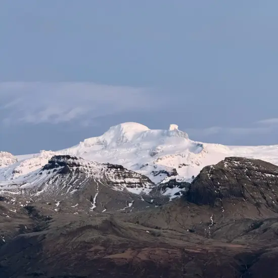View of Skaftafell Hvannadalshnúkur and Svínafell